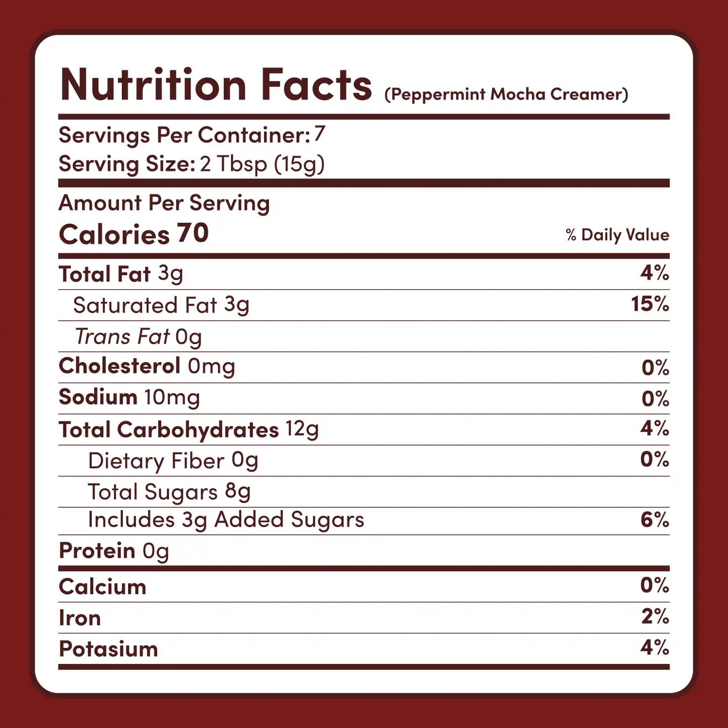 Peppermint Mocha Creamer Add-On (SPECIAL PRICING) - NIFO