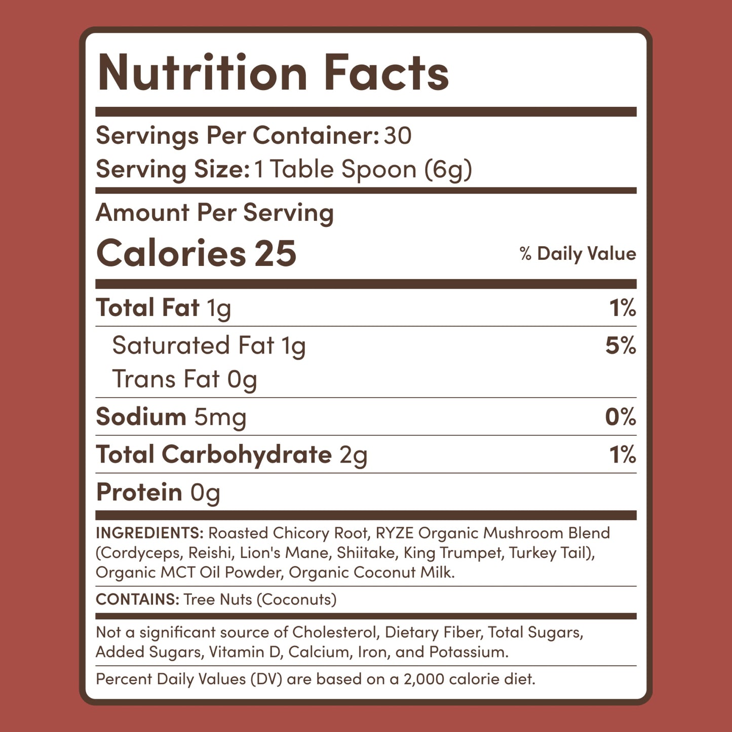 Mushroom Chicory (30 Servings) - 61TM