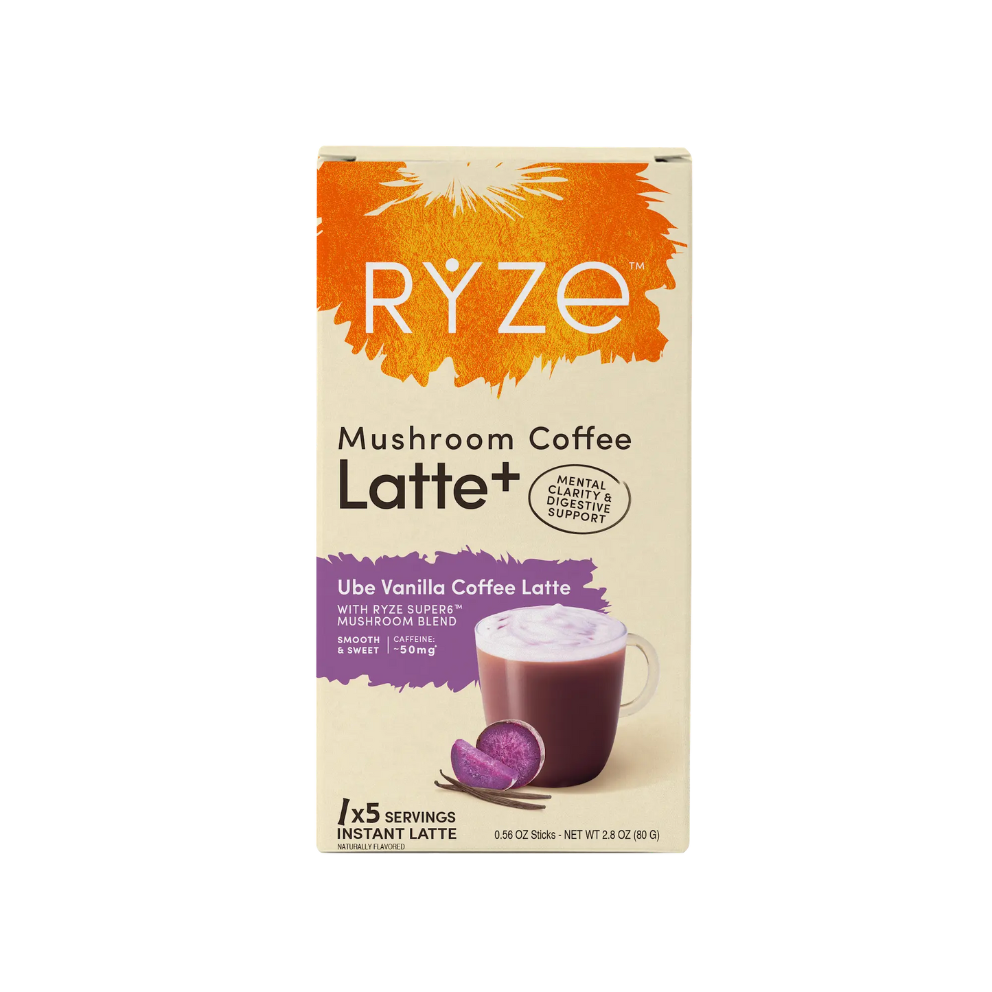 Ube Vanilla Coffee Latte Carton - 92WW