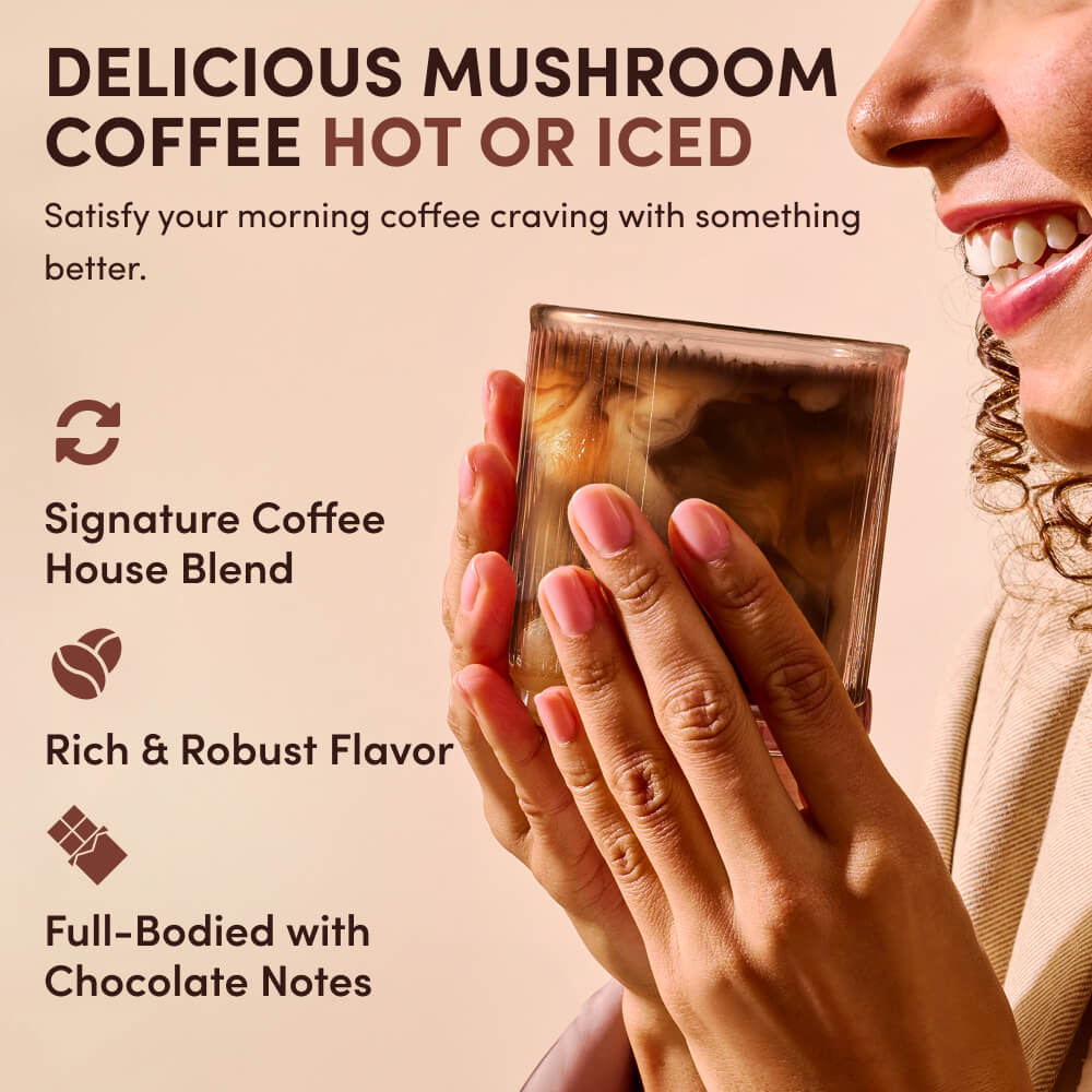 Mushroom Coffee Dark Roast (30 Servings) - 6W8N