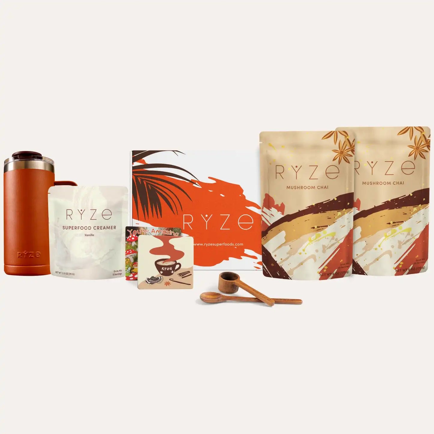 Mushroom Chai Starter Kit (40 Servings) - 8Y8U