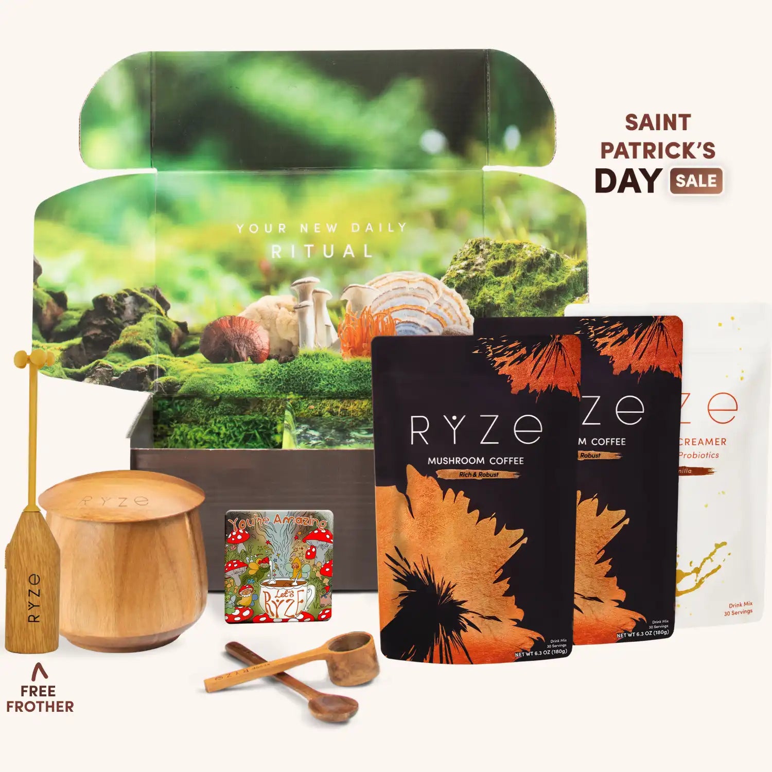 Mushroom Coffee Ritual Set - IP1Y
