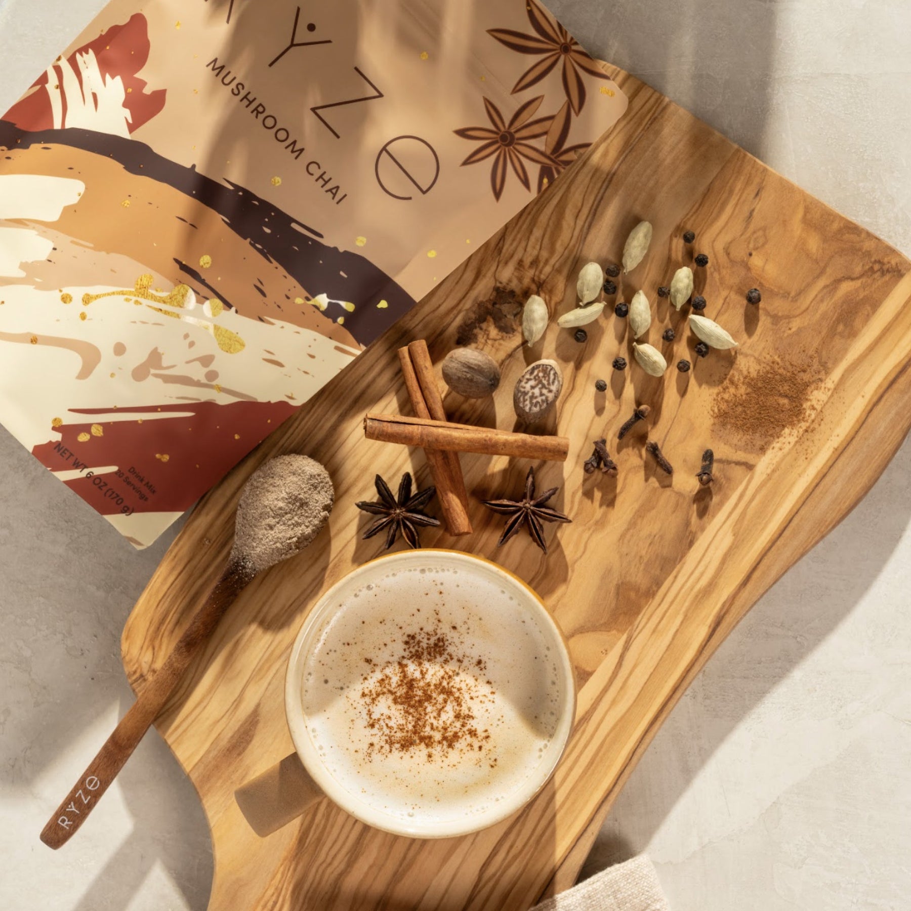 Mushroom Chai (1 Pack - 20 Servings) - M8TY
