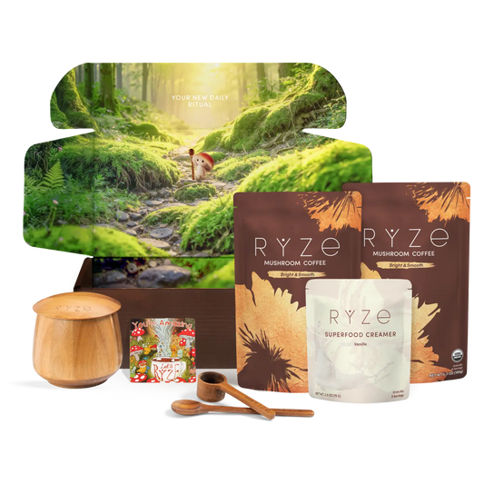 Mushroom Coffee Ritual Set (6 Month Plan) - 4INP