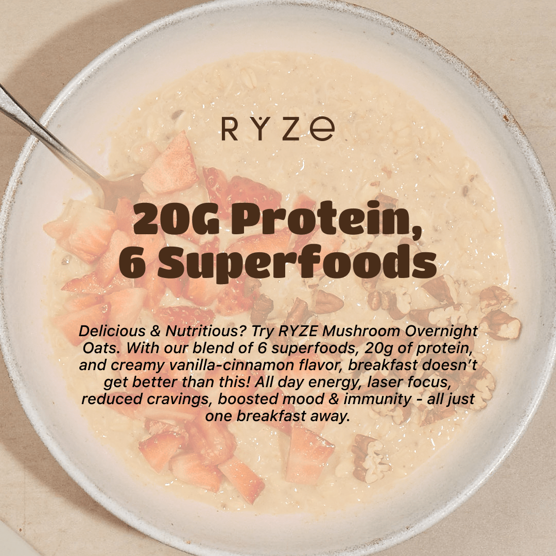 Mushroom Overnight Oats Pack (28 Servings) - W5BR